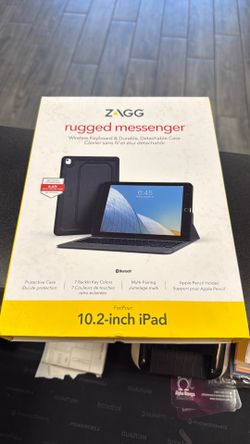 Zagg Rugged Messenger Keyboard Case for iPad 10.2”