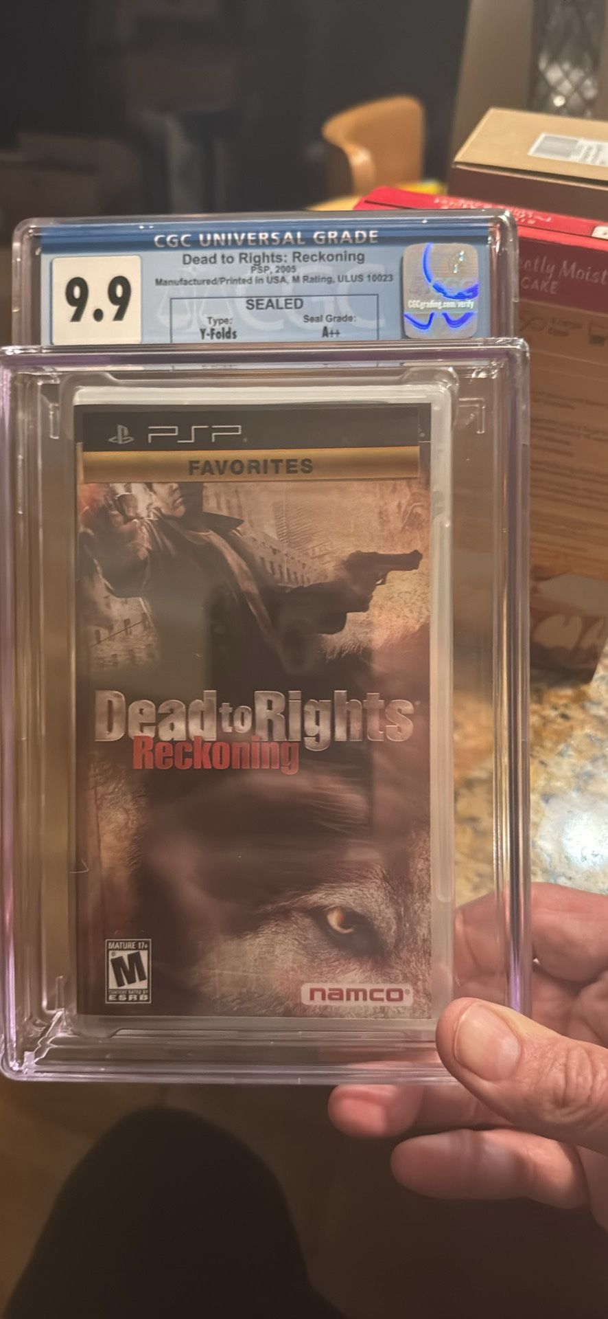 PSP Dead to Rights Reckoning CGC Graded 9.9 A++