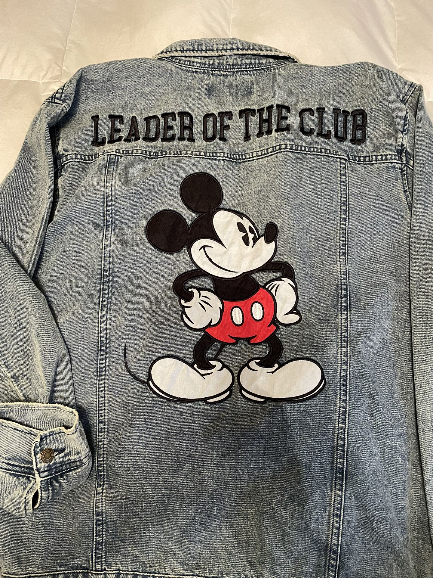Disney Denim Jacket - Leader Of The Club (2XL)