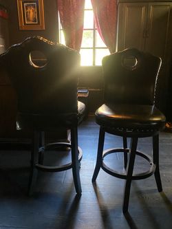 Black Studded Bar Stools