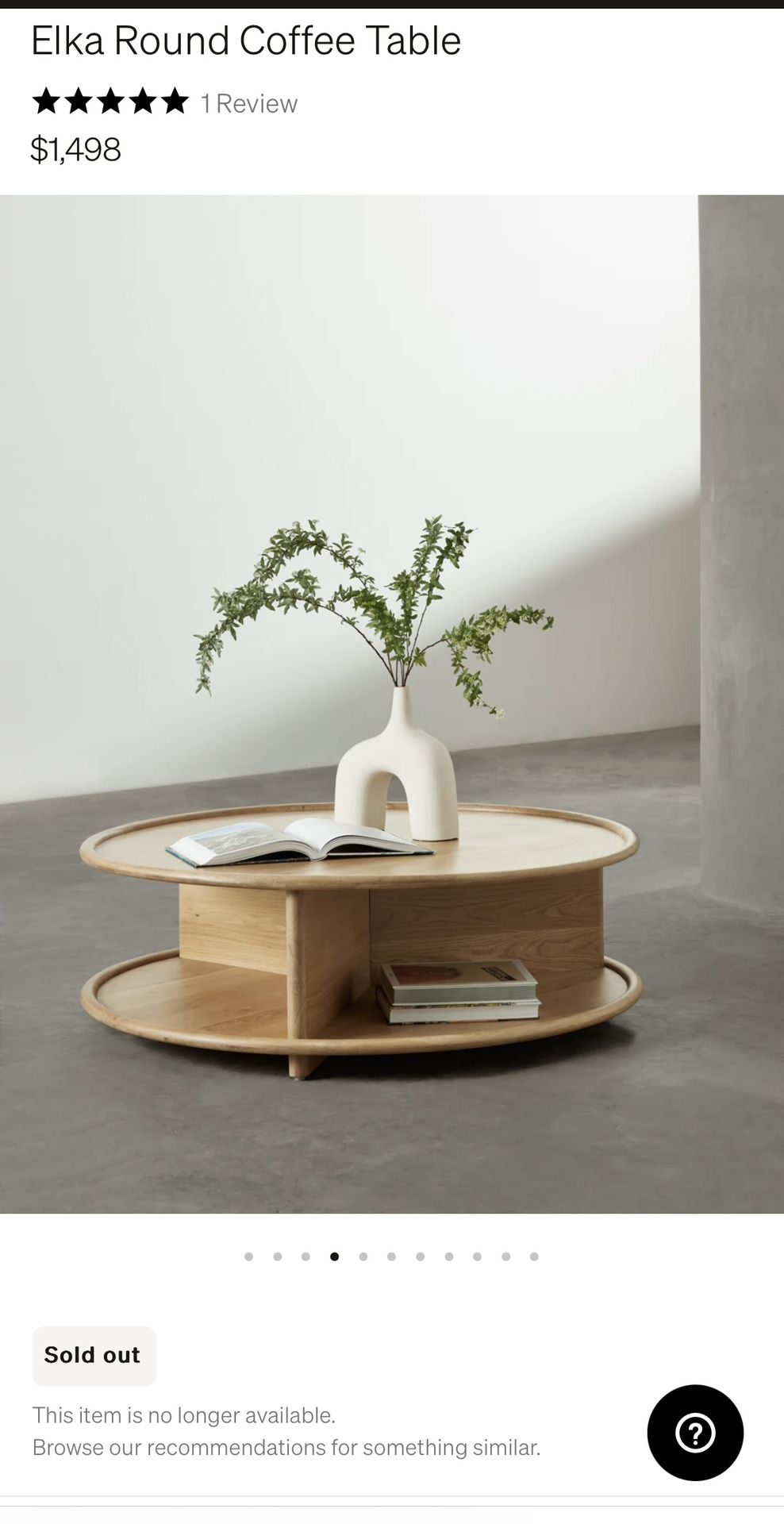 Lulu & Georgia Elka Round Coffee Table