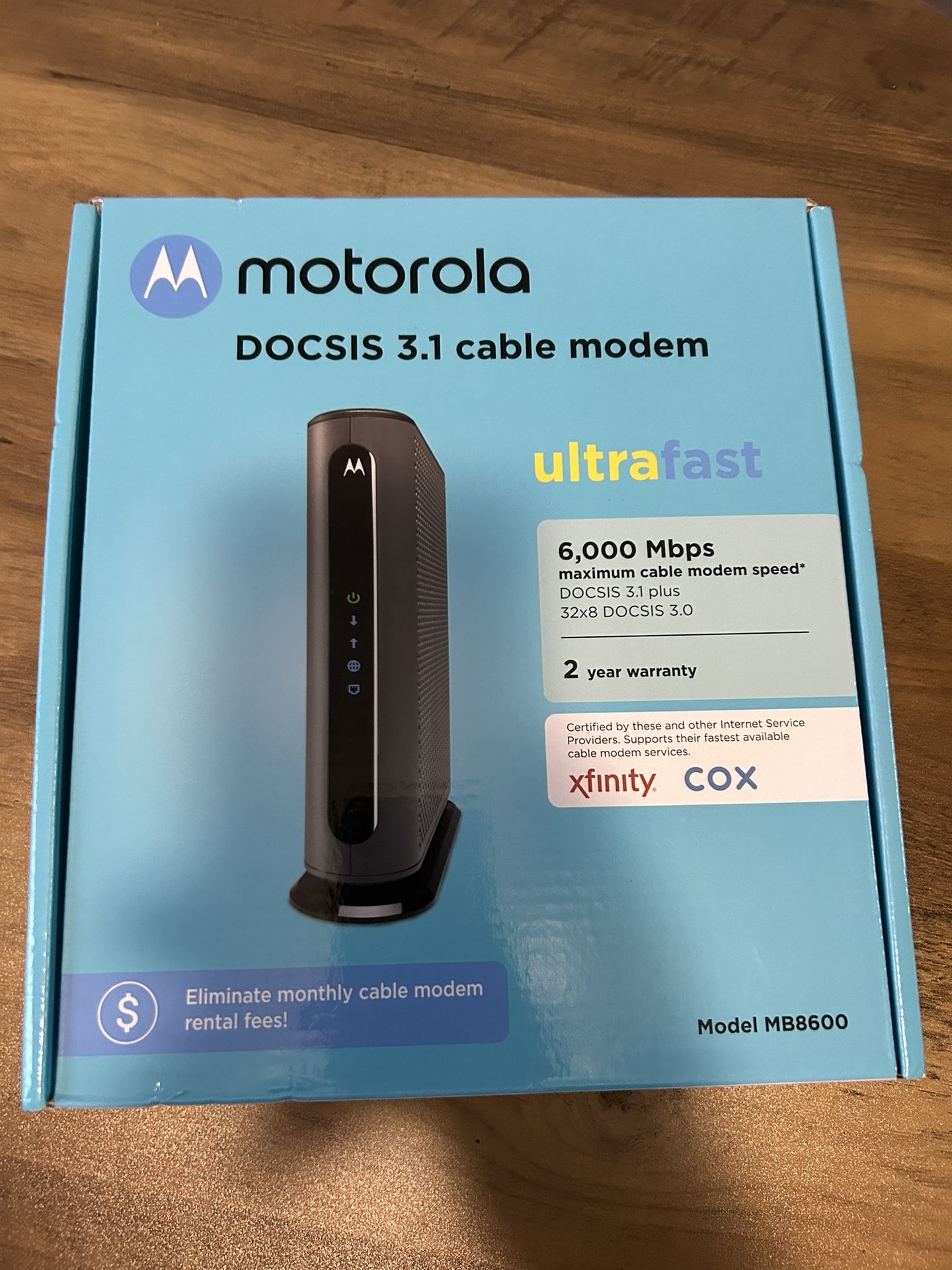 Motorola Docsis 3.1 Cable Modem Ultra Fast