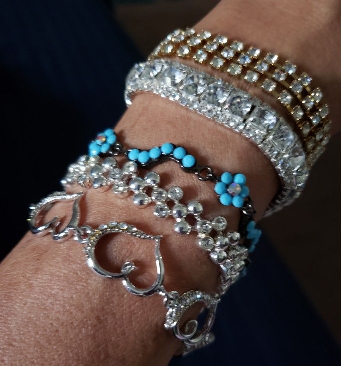 Rhinestone Bracelets 