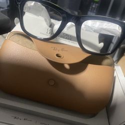 Meta glasses Ray ban wayfarer large shiny clear lenses