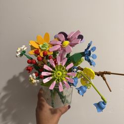Lego type flowers