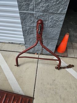 Vintage A-Frame Tow Bar