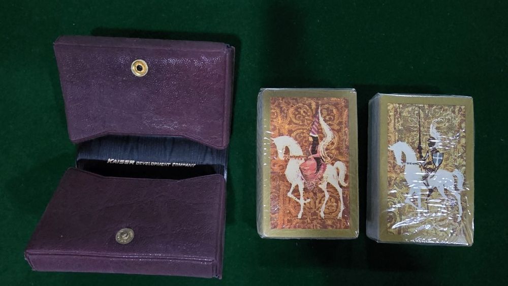 Vintage Stancraft HOYLE Playing Cards Jousting Knight Princess Renaissance