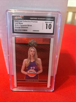 Cameron Brink 2024 Leaf Metal CGC Gem Mint 10
