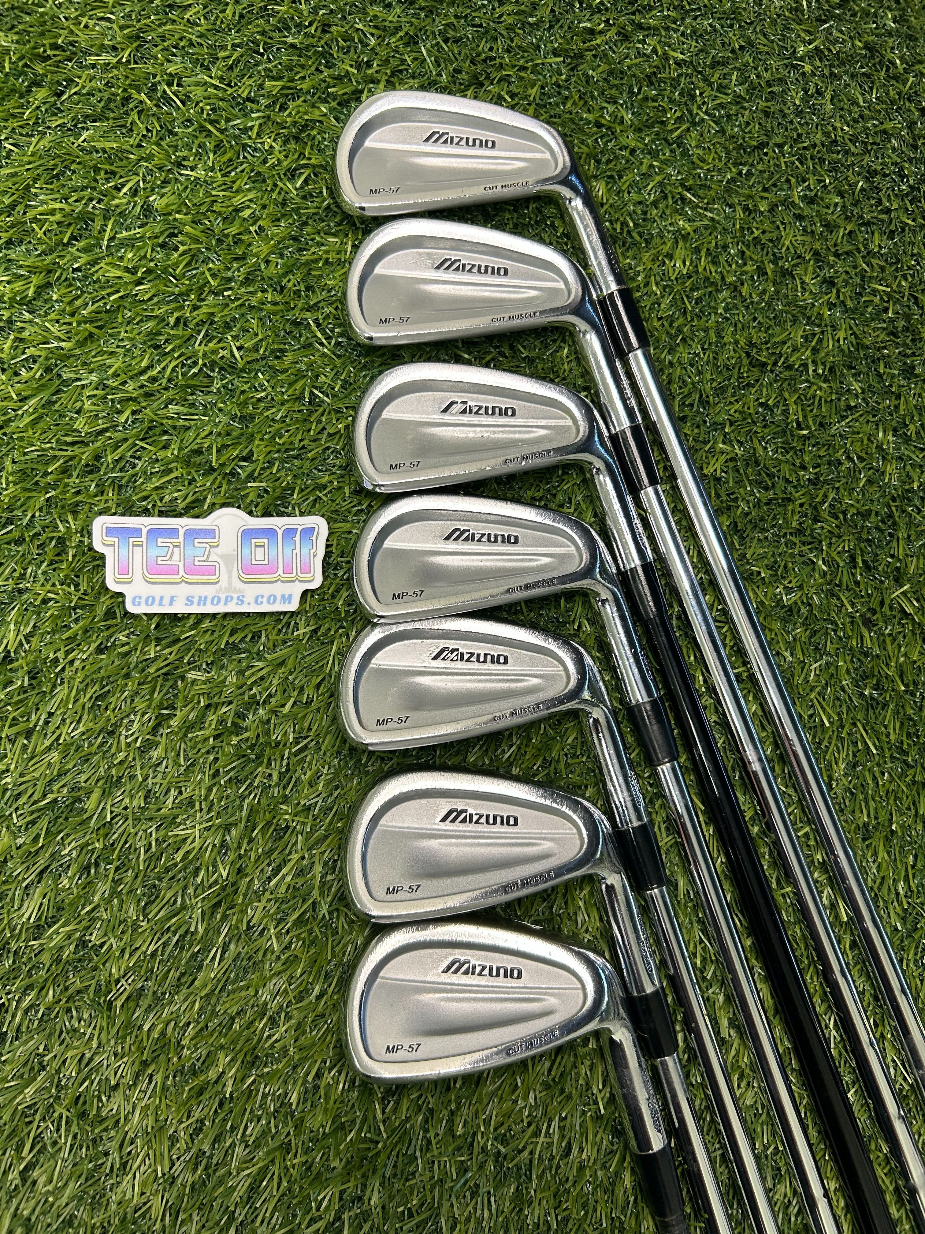 Mizuno MP 57 Irons Set 4 PW NS Pro Stiff Flex GP Grips RH