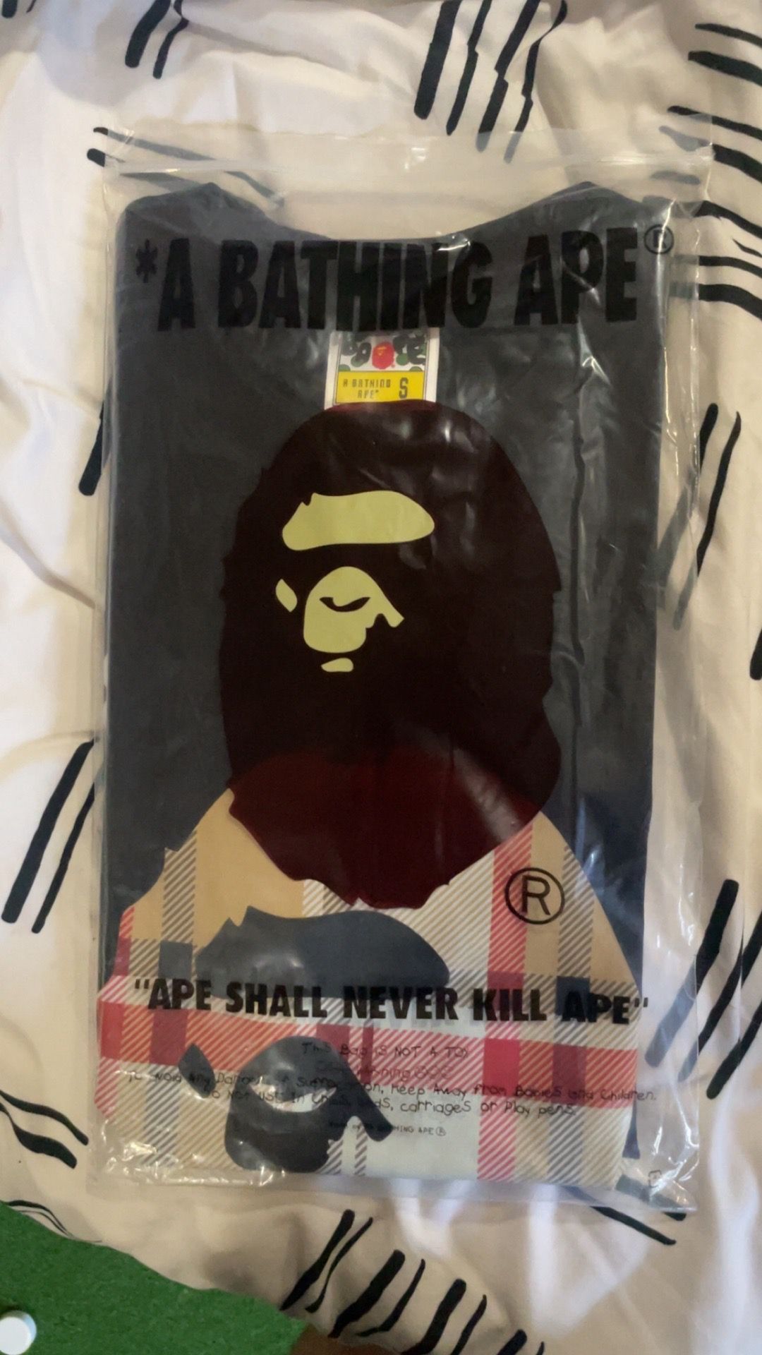 Bape Burberry tee
