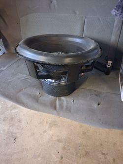 Blown skar audio subwoofer