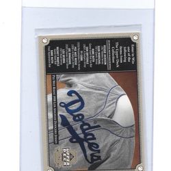 2000 Upper Deck Ovation Enter To Win Don Drysdale 1968 L.A. Dodgers Jersey