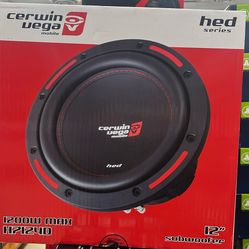 Cerwin Vega 12 Inch Subwoofer HED Series 1200 Watts Max Power 600 RMS