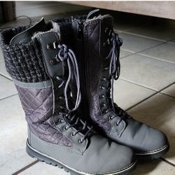 Polar Gray Winter Snow Boots