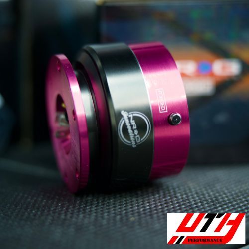 NRG Pink Body/Titanium Chrome Ring Quick Release kit gen 2 SRK-200PK