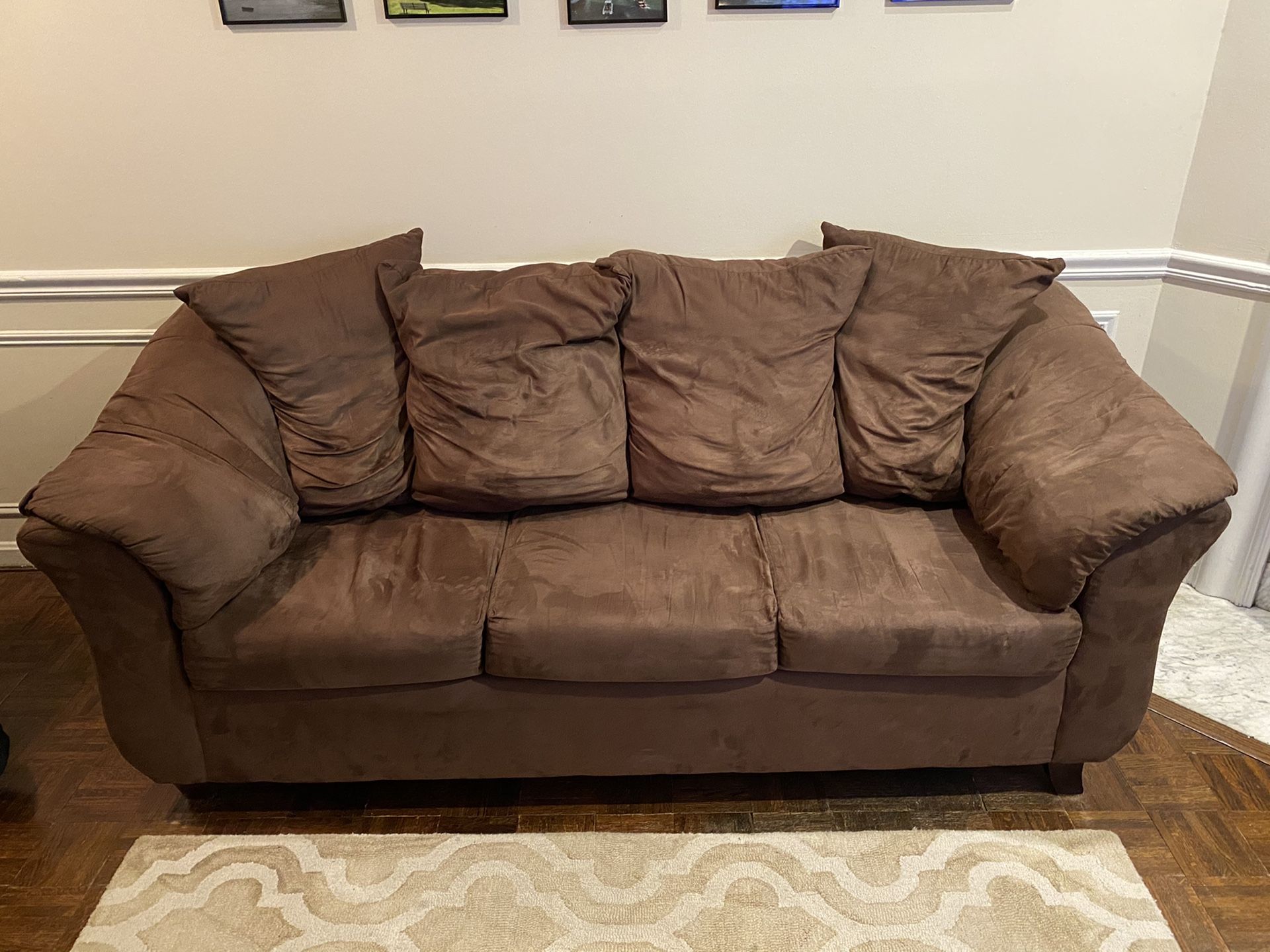 FREE brown couch in good condition
