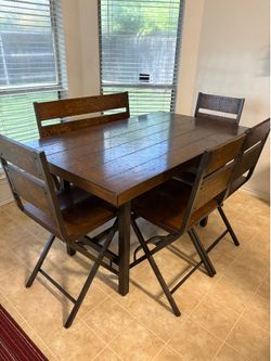 Mid-Sized Table (w/chairs and bench)