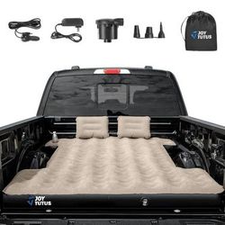 JOYTUTUS Truck Bed Air Mattress for 6-6.5Ft, Full Size Inflatable Air Mattress Short Truck Beds for Outdoor Camping