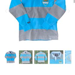 Argentina Grey Hoops Rugby Jersey