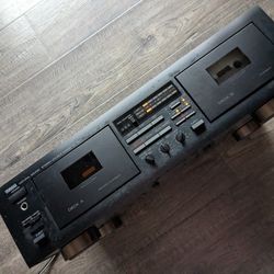 YAMAHA Natural Sound Stereo Double Cassette Deck KX-W262