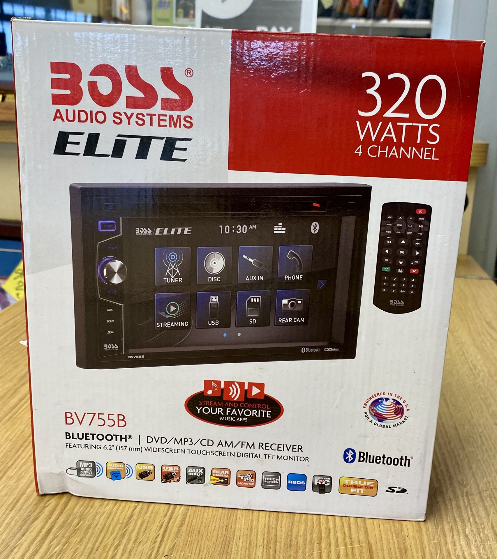 BOSS Audio Systems Elite BV755B Car Stereo System - 6.2 Inch Double Din Touch...