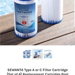 Set Of 4 Pool Filters(New)(firm On Price)(no lower Price 