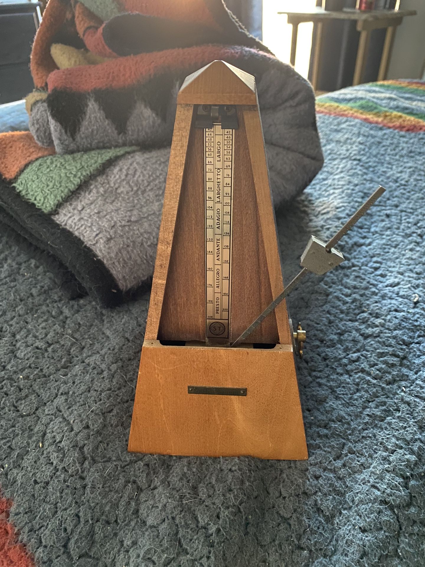 vintage seth Thomas wind up metronome