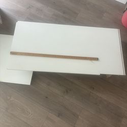 Wooden Pieces Of Desk, Wood Parts Lot