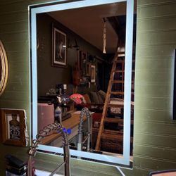 LED Bathroom Mirror Anti-Fog 24X36 