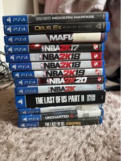 Selling a PS4 with controller, headset, and games