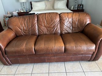 Leather sofa