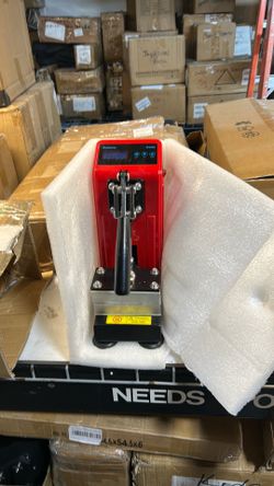 Heat Press Machine, 900W Mini Manual Heat Presser with Temperature Control and Timer, 2.36" X 4.72" Heating Plate, Hot Press Stamping Machine for PU L