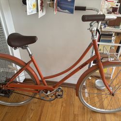 Linus Dutchi 1 Bike Step Through Cruiser Medium Coaster Brake Rack