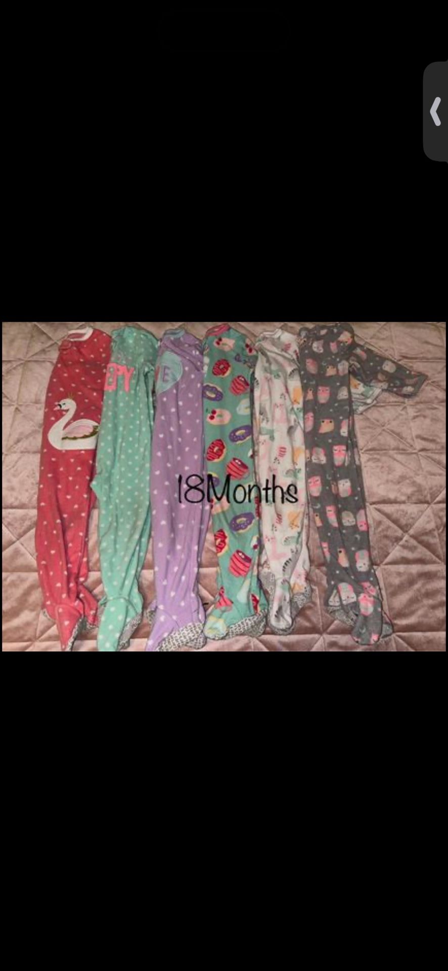 18M Babygirl Footsie Pjs