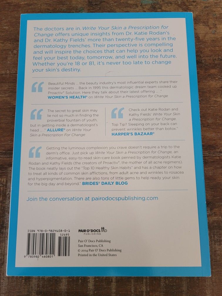 Rodan & Fields PRESCRIPTION FOR CHANGE