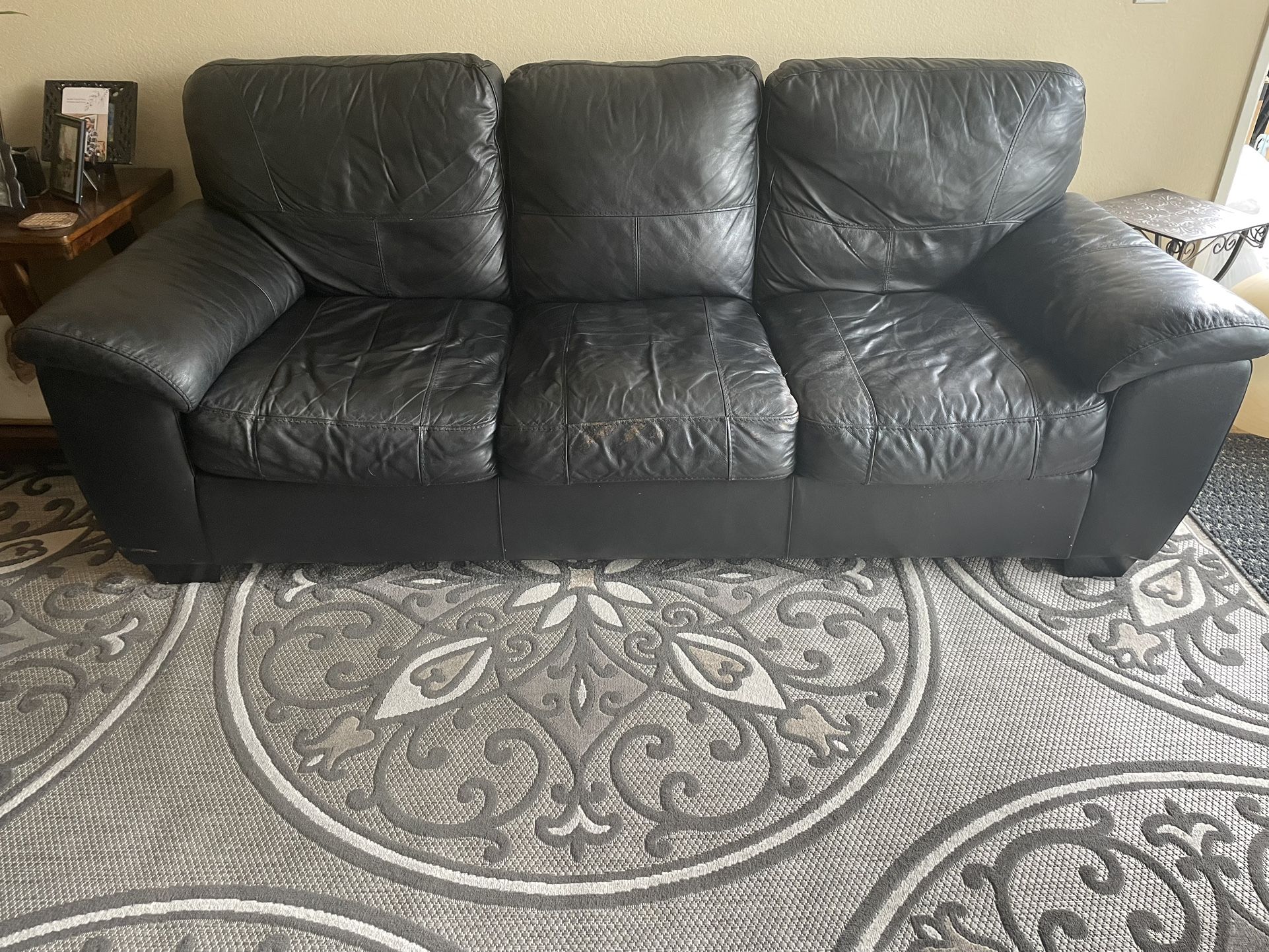 Leather Couch