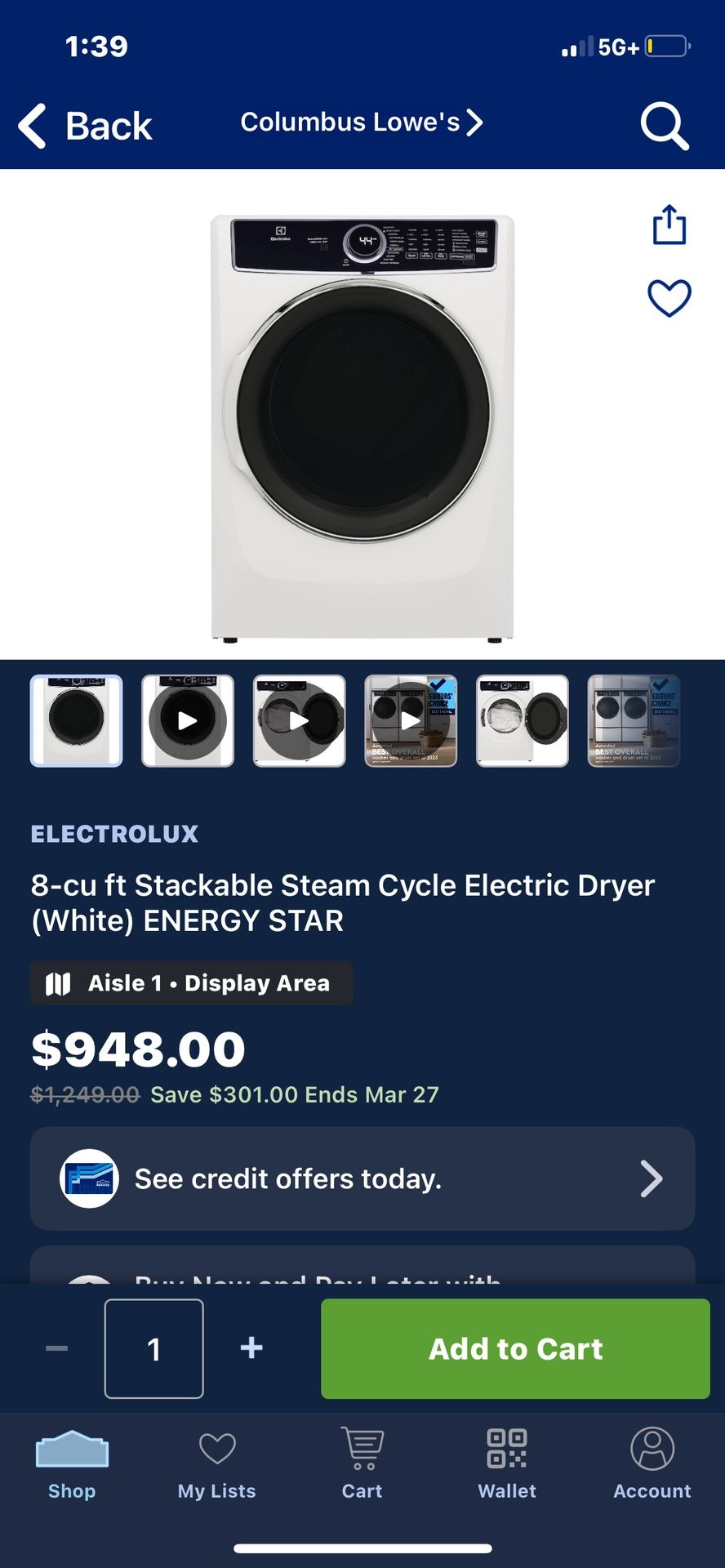 Electronix Electric Dryer 