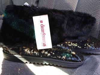 Boots with the fur new ready to go disco dancing