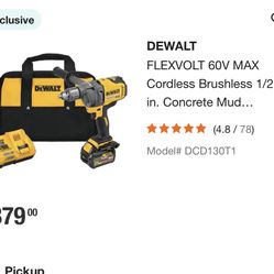 Dewalt Drill Flexvolt 