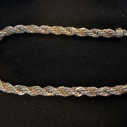 14kt & 925 Rope Bracelet By Precious TM
