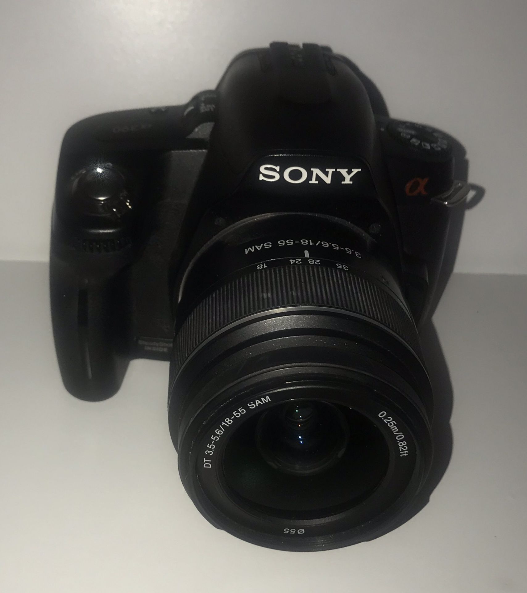 Sony Alpha A390 14.2MP Digital SLR Camera with Sony 18-55mm F3.5-5.6 Lens. Condition is Used.