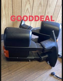 #15 Fit 08-16  Ford F250 F350 F550 SuperDuty Power Heated Signal Extendable Towing Mirror