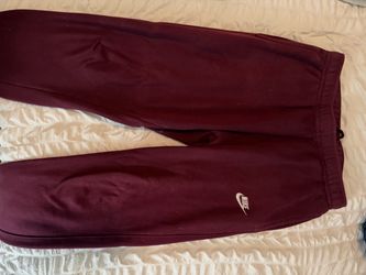 Nike Fleece Sweats Burgundy
