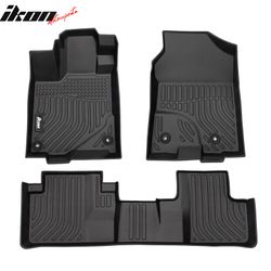 Fits 2016-2018 Acura RDX w/ 8-Way Power Seats All Weather 3D Floor Mats Carpets TPE