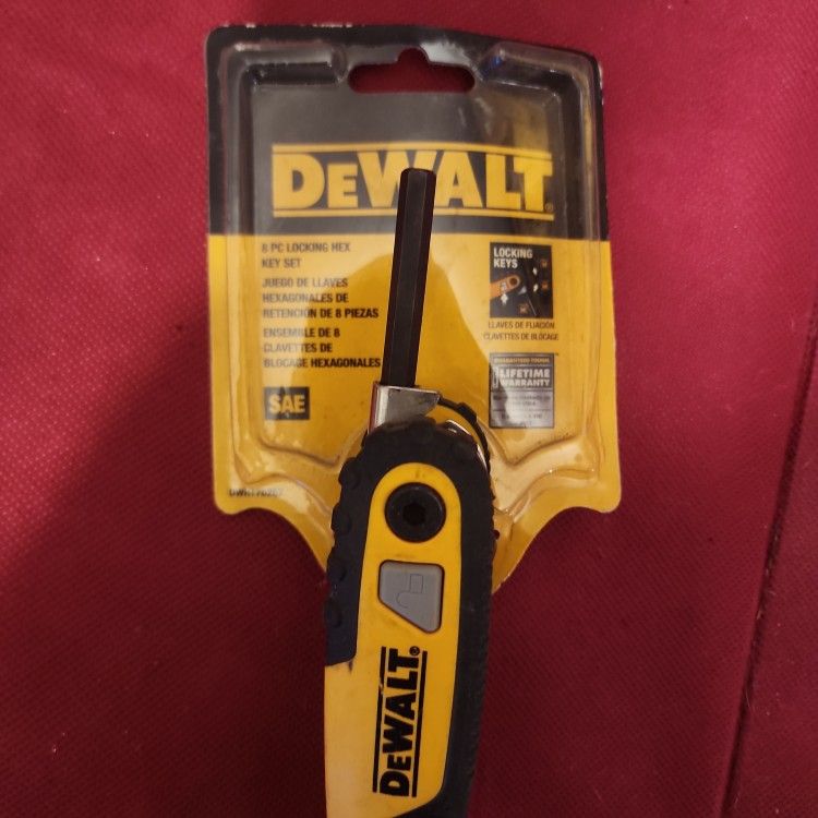 DEWALT 6pc Locking Hex Key Set