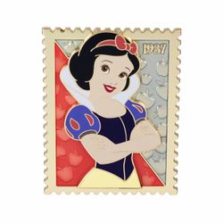 Disney Royal Stamp Snow White Collectible Pin IN HAND
