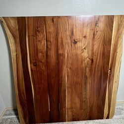 Live Edge Wood Dining Table Top