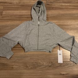 Alo Yoga-Sweet escape zip up hoodie