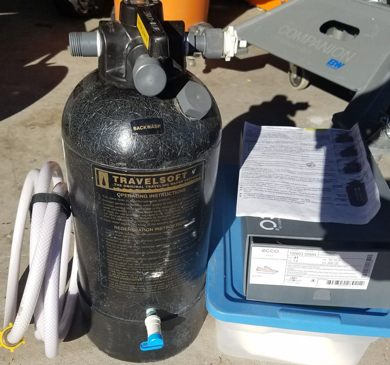 TRAVELSOFT water softener portable RVs travel trailers