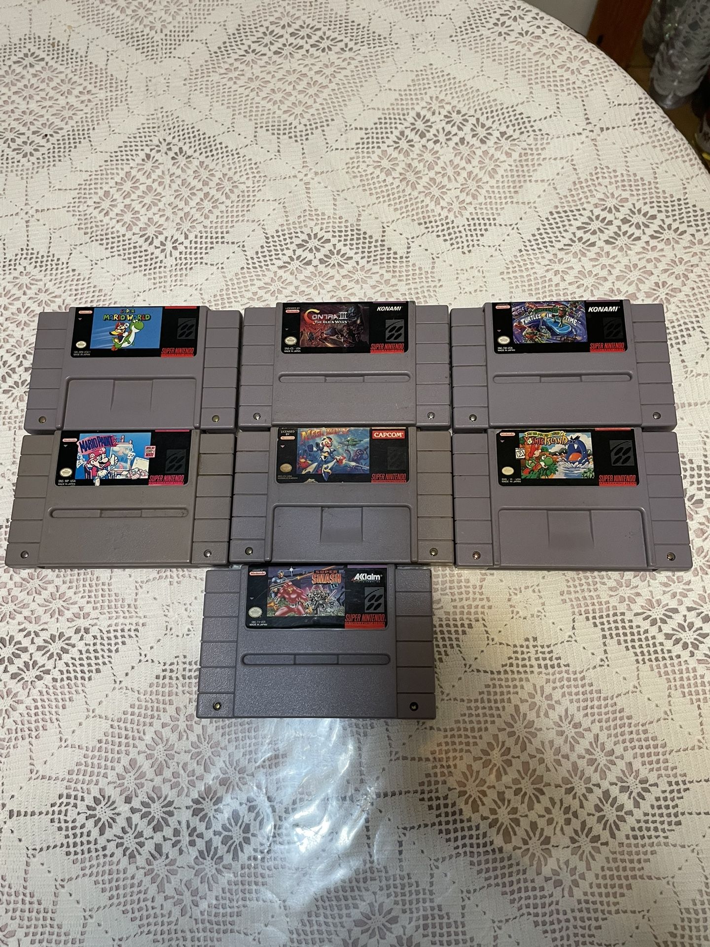 Super Nintendo Games Bundle 170